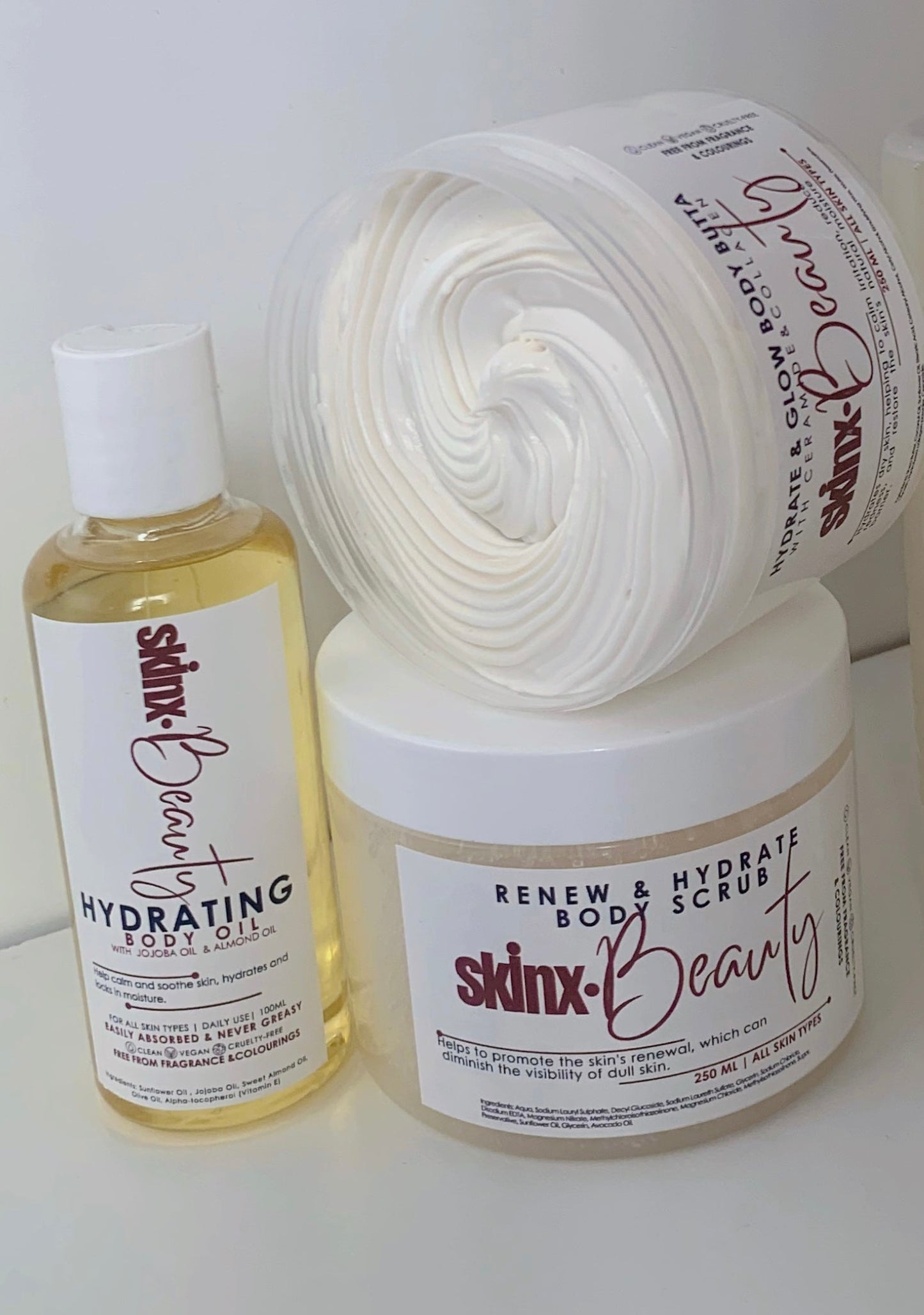 Sooth & hydrate bundle for sensitive skin with ceramide & collagen