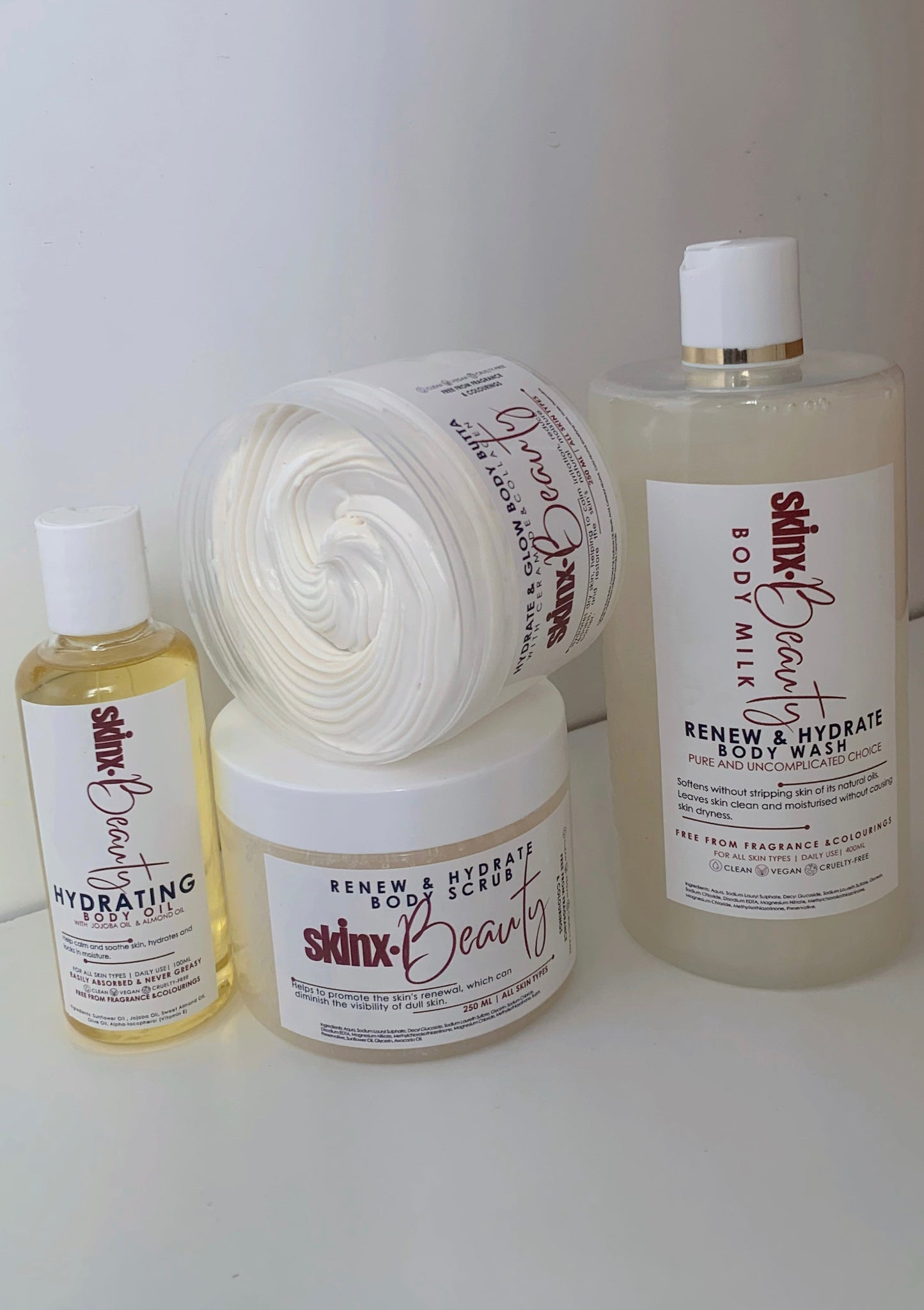 Ultimate sooth & hydrate bundle for sensitive skin with ceramide & collagen
