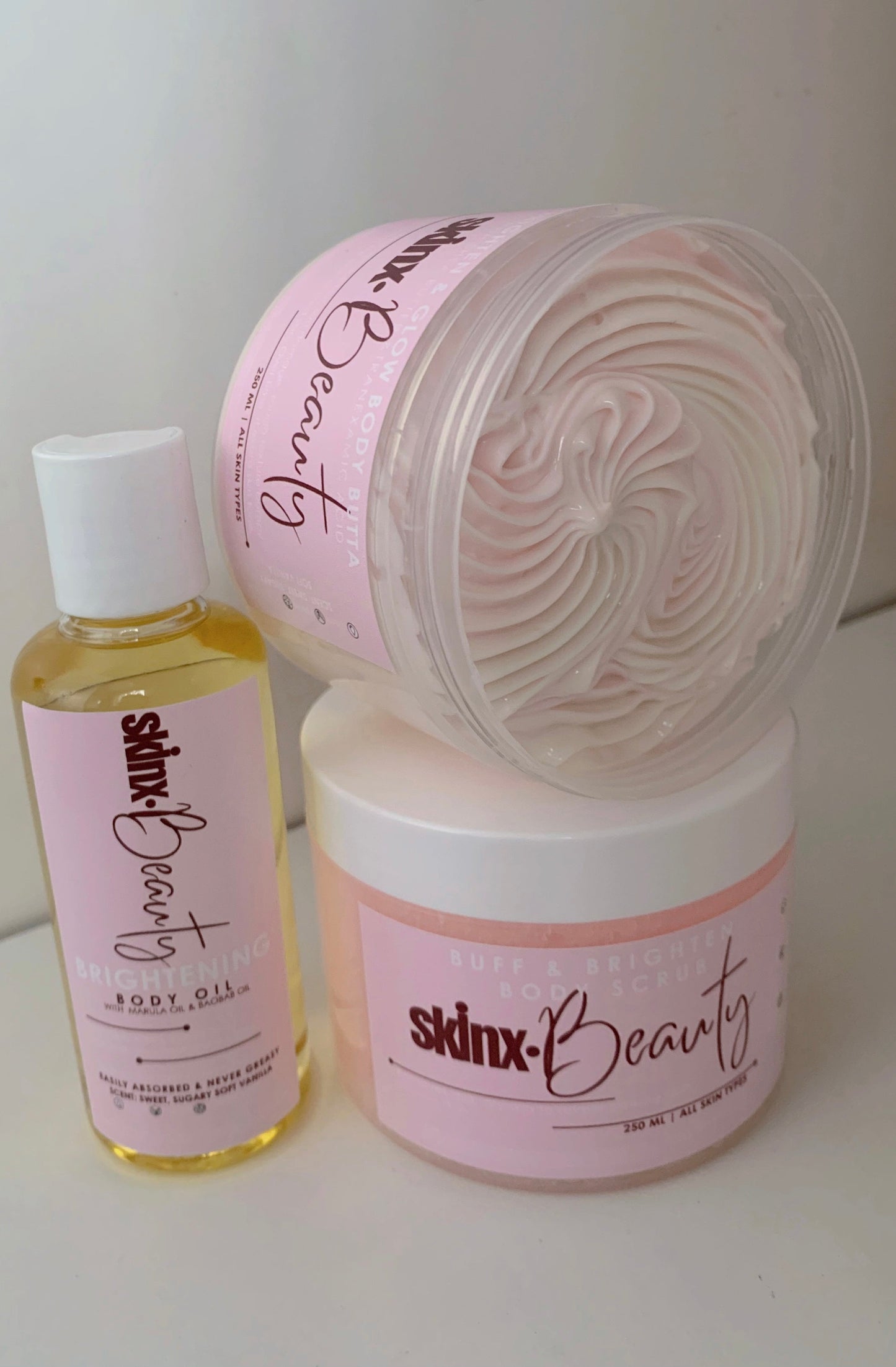 Body brightening bundle for brightening & clearing