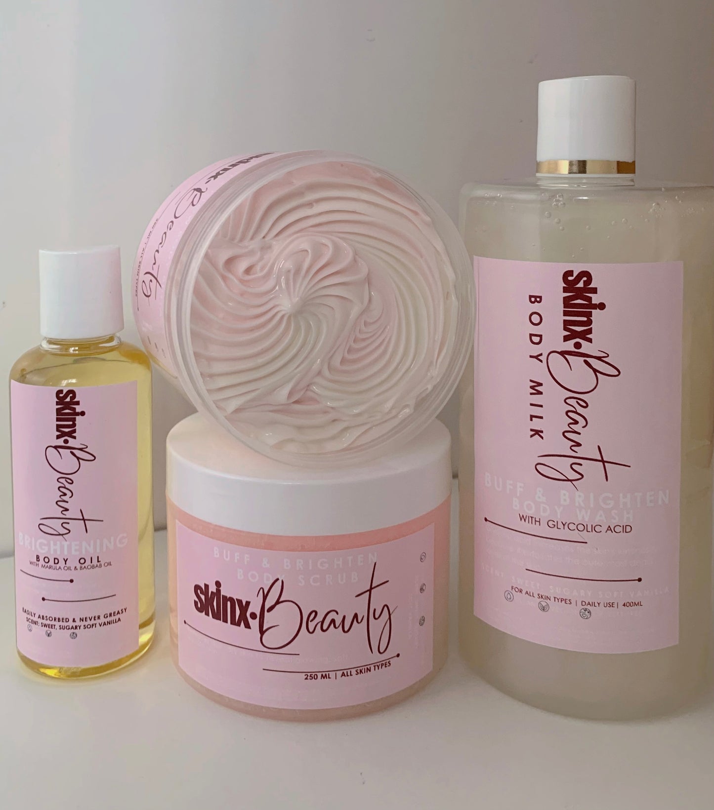Full body brightening bundle for brightening & clearing