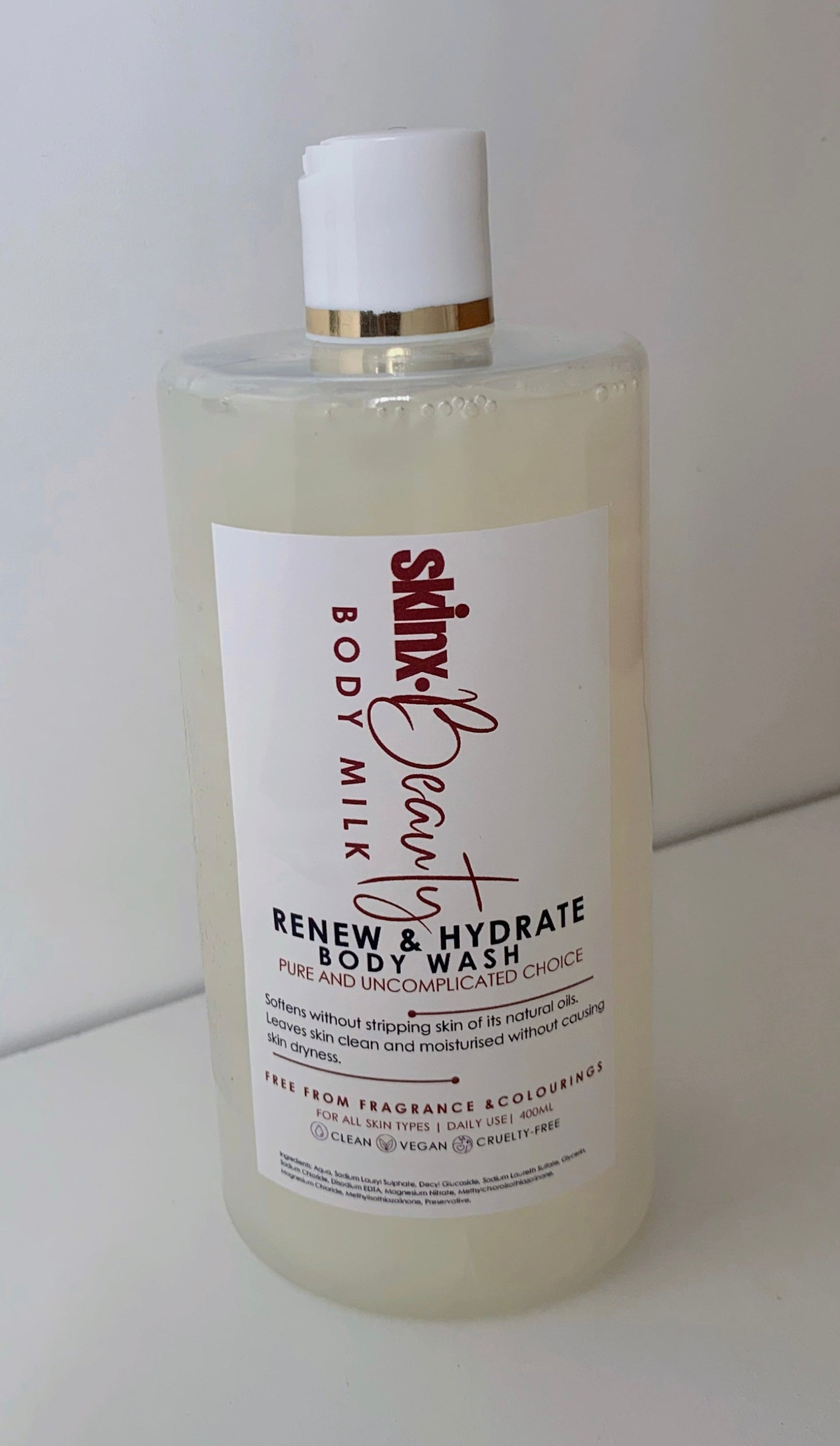 Renew & Hydrate body wash for sensitive skin | Pure and uncomplicated choice