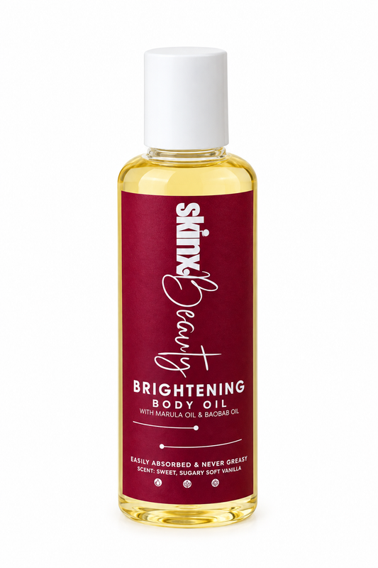 Toning body oil