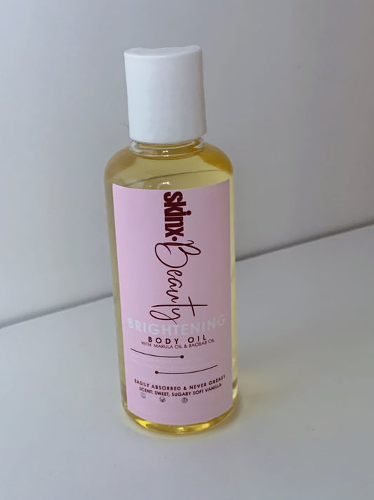 Toning body oil