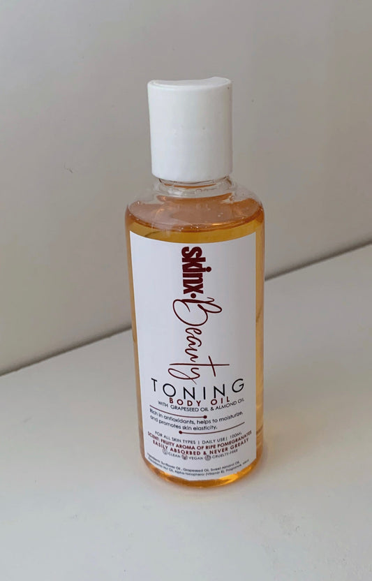 Toining body oil
