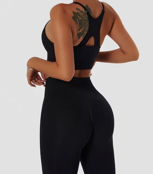 Seamless breathable bra & leggings