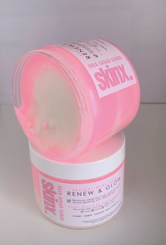 Renew + Glow Glycolic Body Scrub | Soft Vanilla