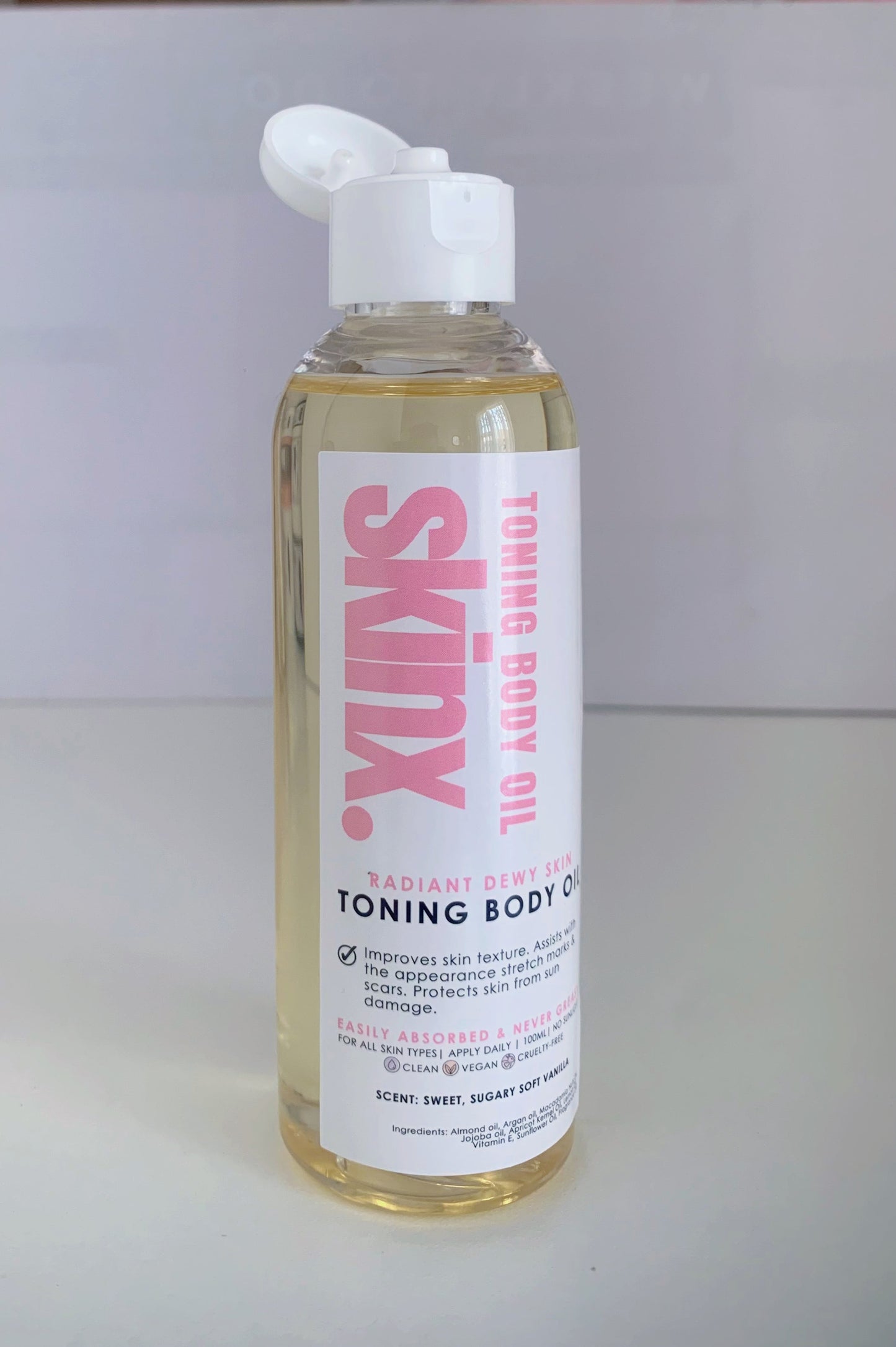 Toning Body Oil | Scent: Sweet, Sugary Soft Vanilla