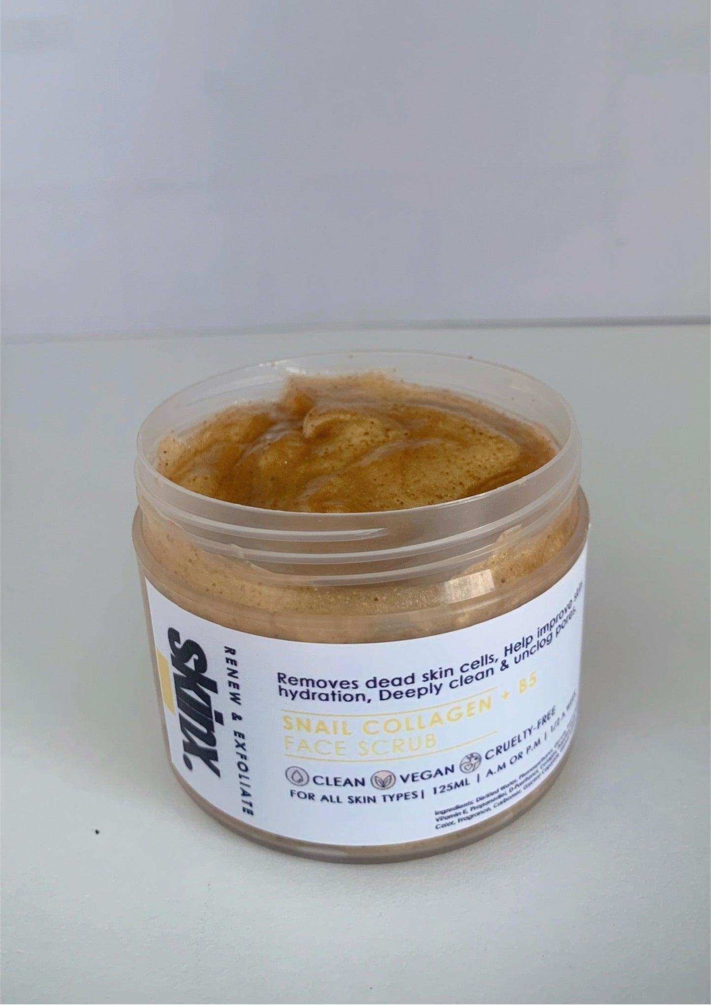 SNAIL COLLAGEN + B5 FACE SCRUB | Deeply clean &  unclog pores